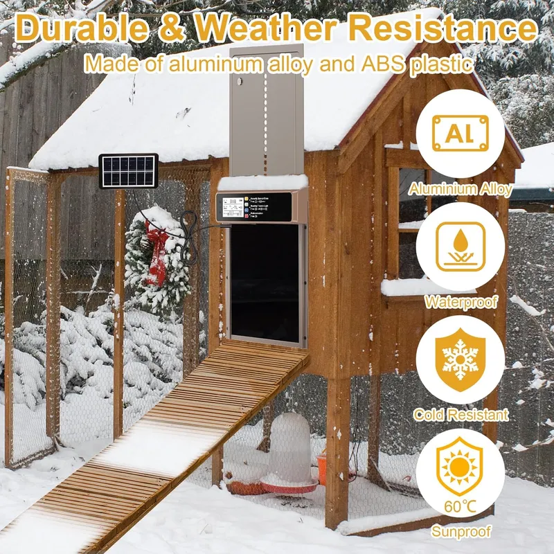 NyPots Aluminum Alloy Chicken Door